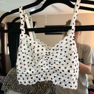 Polkadot Pink bralette